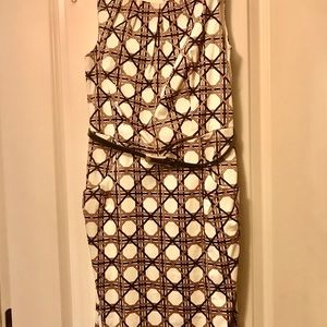 Brown and beige Nine & Co dress